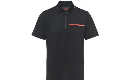 PRADA FW21 Polo Shirt Men's Black