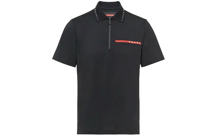PRADA FW21 Polo Shirt Men's Black