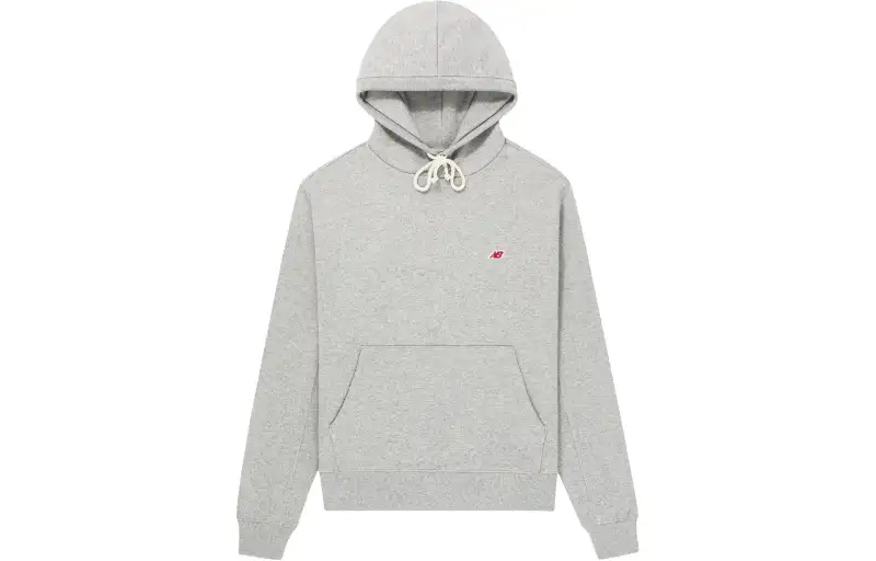 New Balance Logo Embroidered Drawstring Hoodie