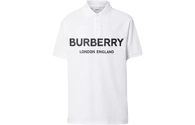 Burberry Polo Shirt Men's White