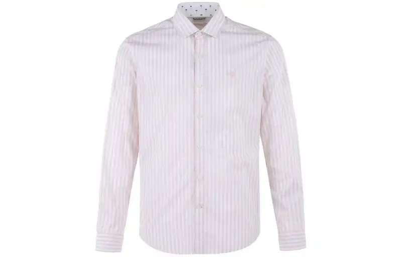 Timberland Shirts Men's Pink Lapel Moderate Other