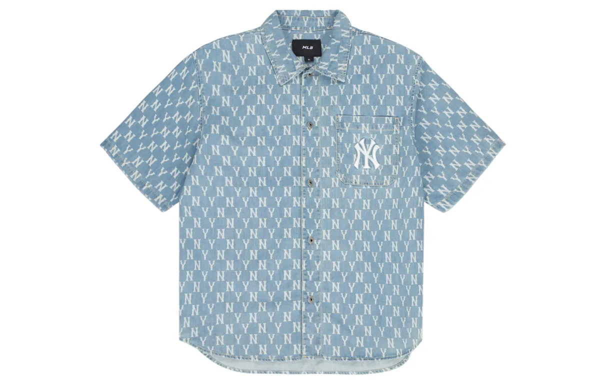 MLB New York Yankees Shirt Unisex Light Blue