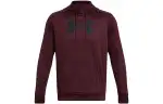 Under Armour Fleece Sweatshirts Men's Dark Umber Hooded Moderate Regular