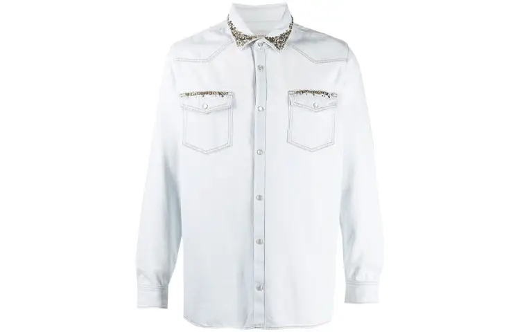 Golden Goose Shirt Men's Light Blue