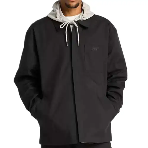 New Balance Coaches Numeric Twill Jackets & Coats Men's Black
