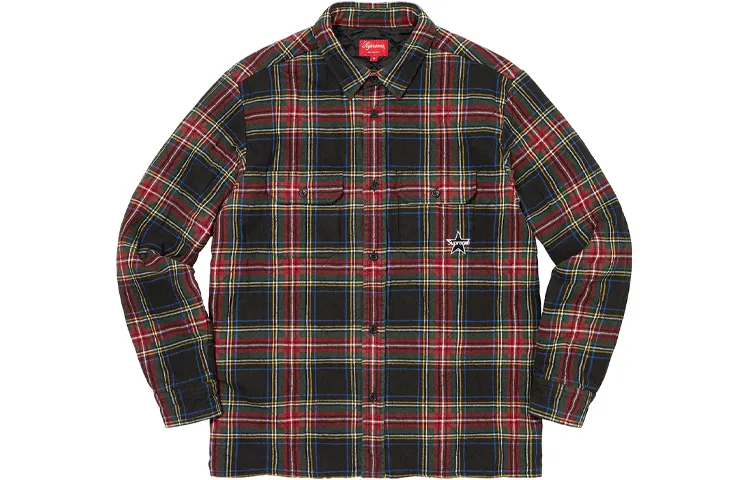 Supreme Quilted Plaid Flannel Shirt