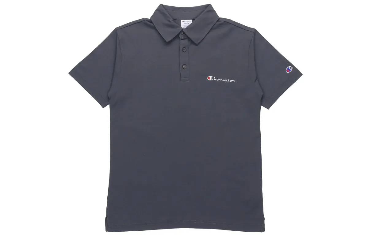 Champion Polo Shirt Japan Version Men's Gray