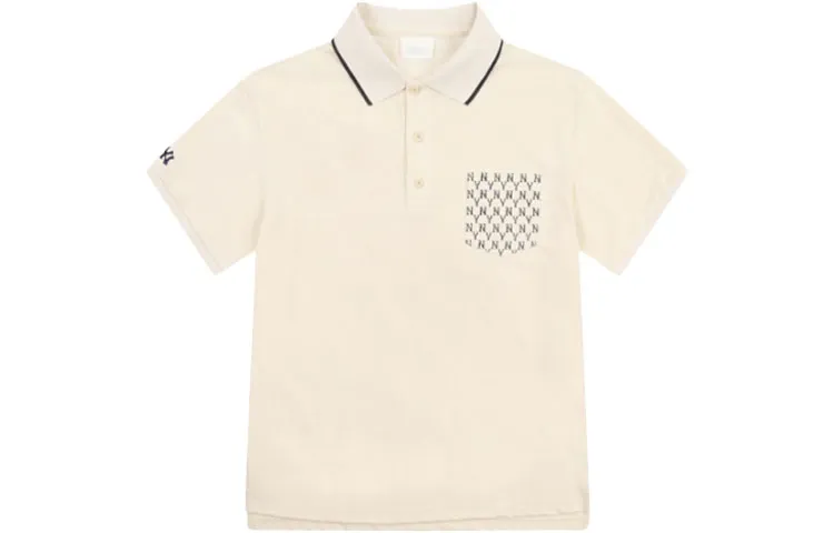 MLB New York Yankees Polo Shirt Unisex Beige