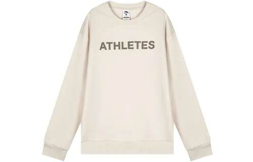ANTA Life Collection Sweatshirts Unisex Mud Gray Crew Neck Moderate Regular