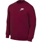 Nike Sweatshirts Men's Burgundy Crew Neck Moderate Regular