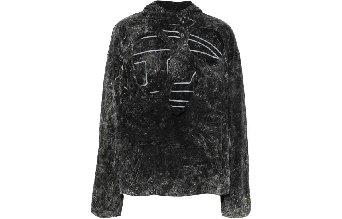 Diesel S-Mar-Peeloval cotton hoodie