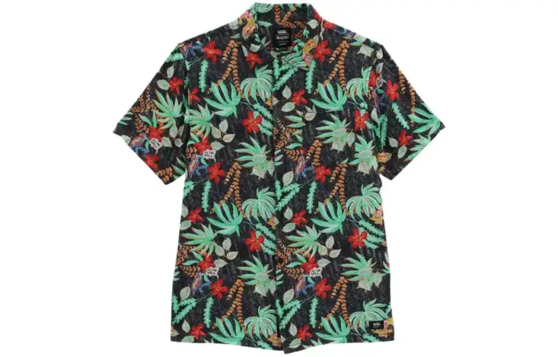 Vans X CRAYOLA Shirts Unisex Green Lapel Moderate Other