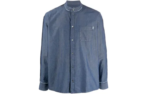 Golden Goose Shirts Men's Blue Half Turtleneck Moderate Other
