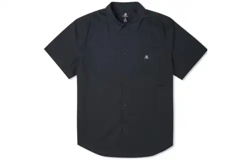 Converse CARPENTER Shirts Men's Black Lapel Moderate Other