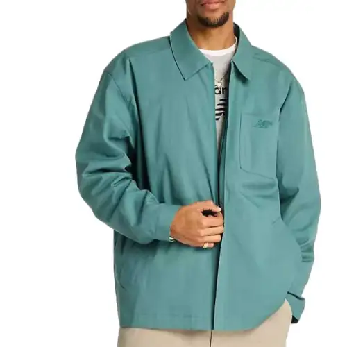 New Balance Coaches Numeric Twill Jackets & Coats Men's Green
