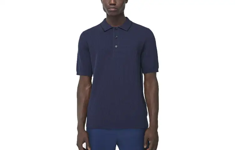Burberry Polo Shirt Men's Ink Blue