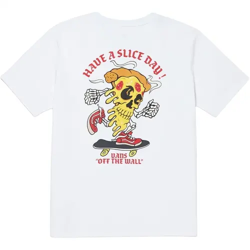 Vans T Shirts Men's White Crew Neck Moderate