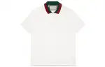 GUCCI Polo Shirts Men's Crew Neck Moderate Straight Fit