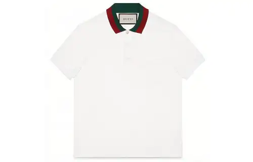 GUCCI Polo Shirts Men's Crew Neck Moderate Straight Fit