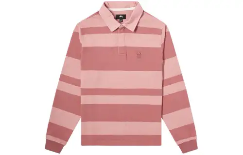 Stussy Polo Shirts Men's Square Collar Straight Fit