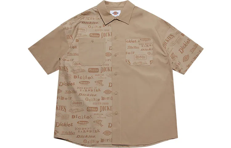 Dickies Shirts Unisex Sand Lapel Moderate Other