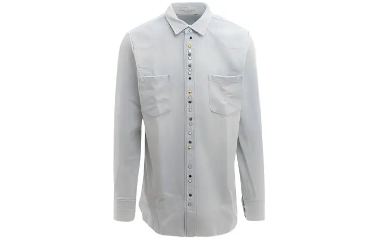 Golden Goose Deluxe Brand Logo Patch Buttoned Shirt