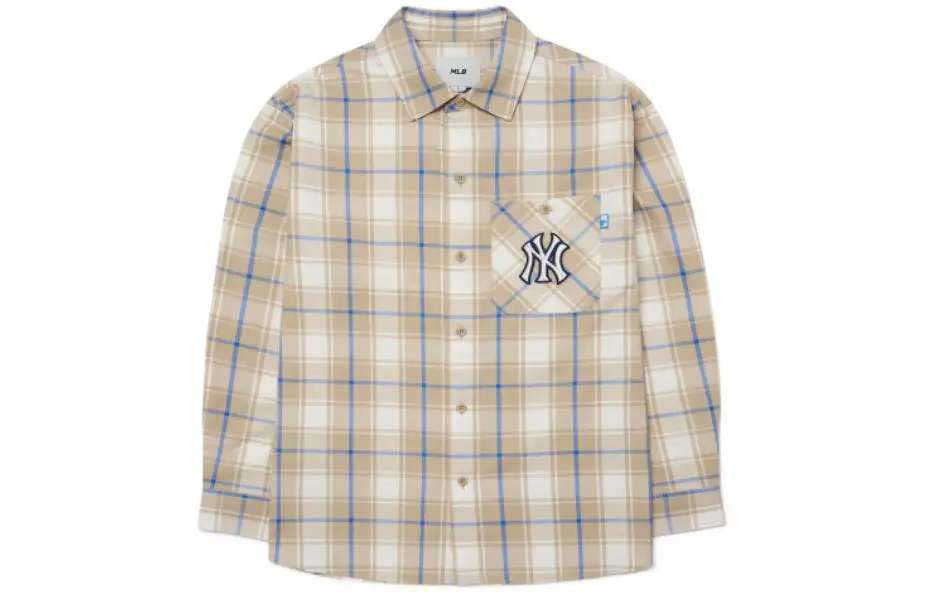 MLB New York Yankees Shirt Unisex Khaki