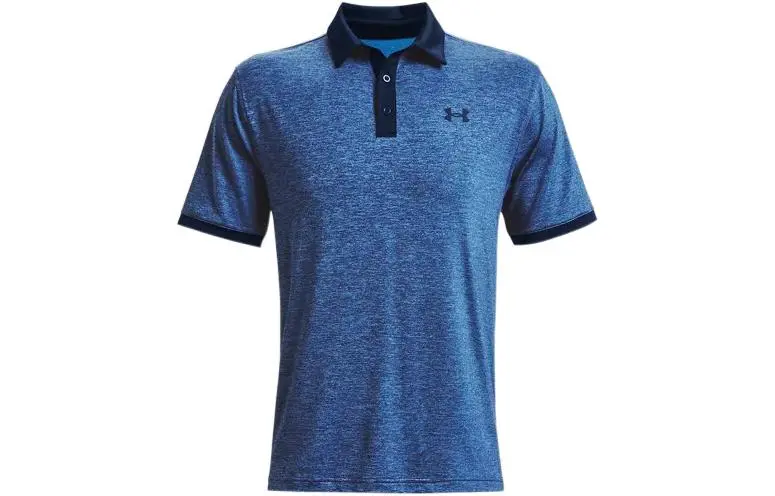 Under Armour Playoff 2.0 Polo Shirts Men's Blue Polo Collar Moderate Straight Fit