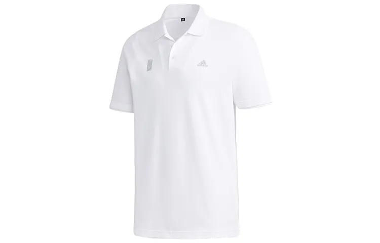 Adidas Polo Shirts Men's White Polo Collar Moderate Other