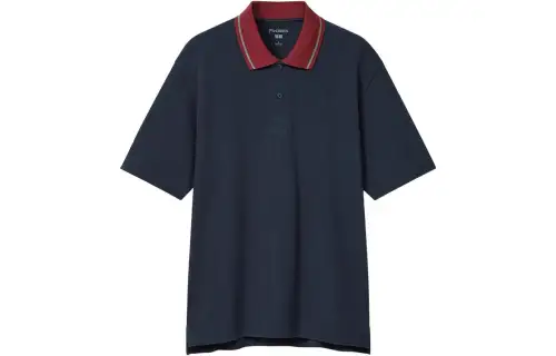 UNIQLO x JW Anderson Uniqlo Jw Anderson Co Branded Series Polo Shirt Men's Navy Blue