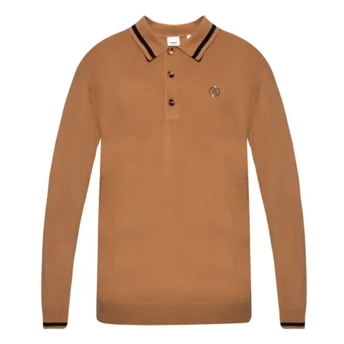 Burberry FW21 Polo Shirt Men's Camel