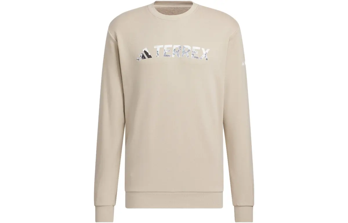 Adidas Graphic Crew Sweatshirt Men's Beige