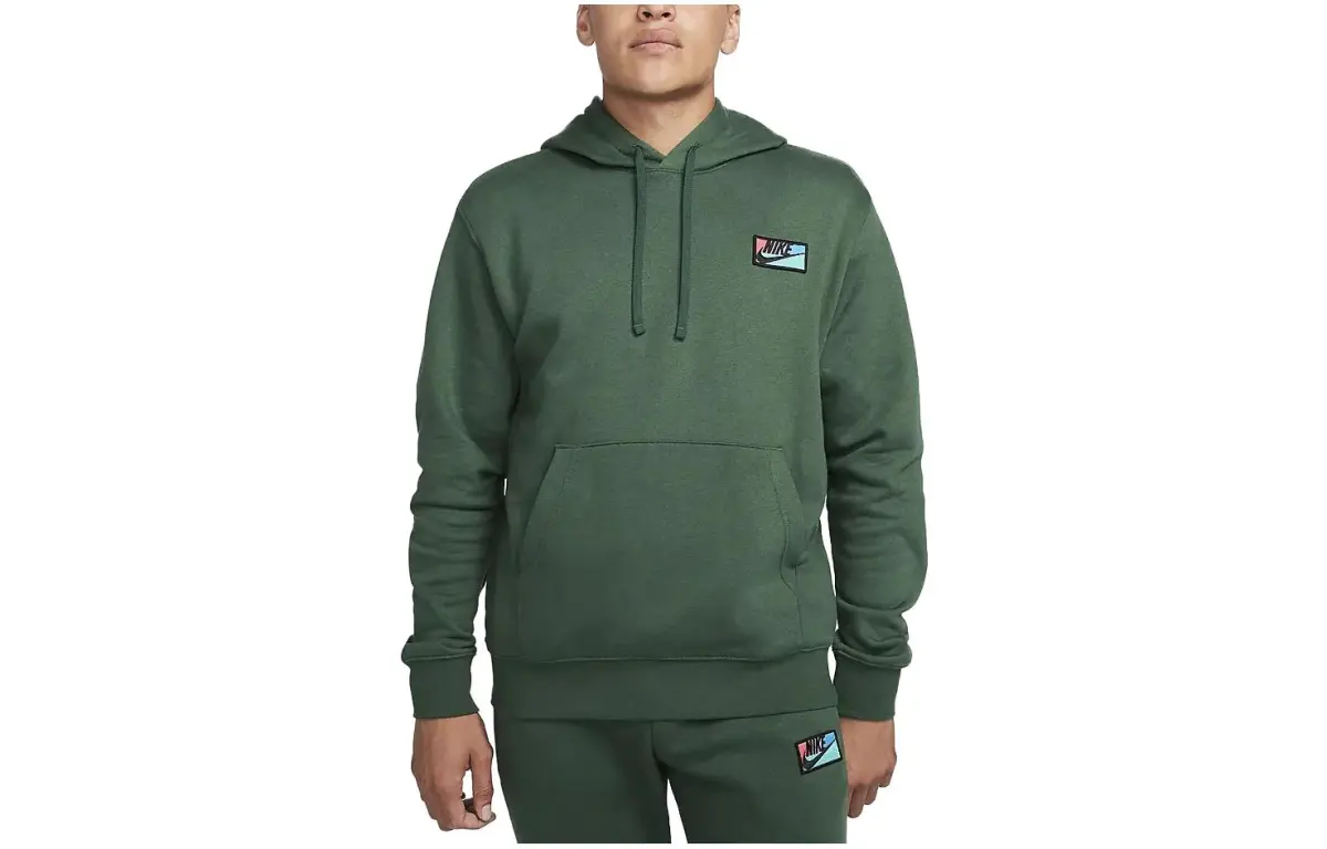 Nike Sweatshirts Men's Fir Green/ Hooded (Non-detachable) Moderate