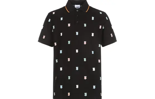 Burberry Polo Shirt Men's Black