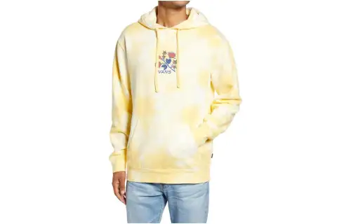 Vans Sweatshirts Men's Yellow Hooded Moderate Regular