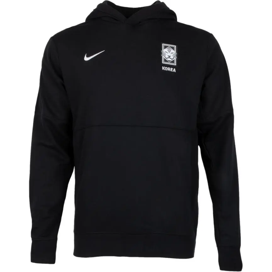 Nike Sweatshirts Men's Black Hooded Moderate Straight Fit