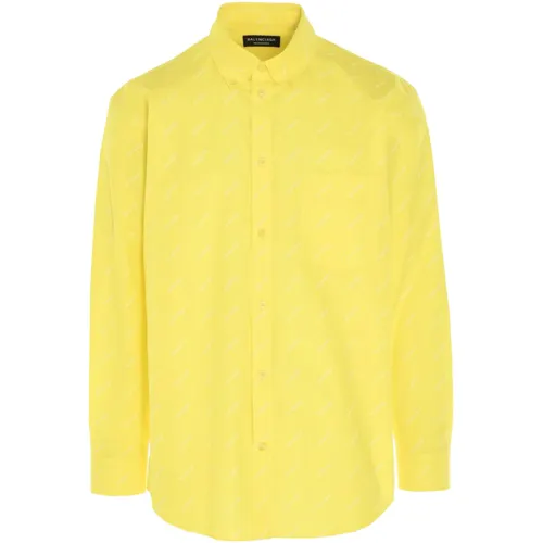 Balenciaga All Over Logo Shirt