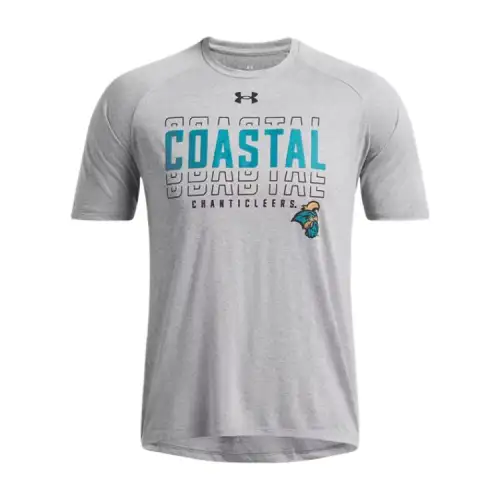 Under Armour TechCollegiate T Shirt Men's Gray