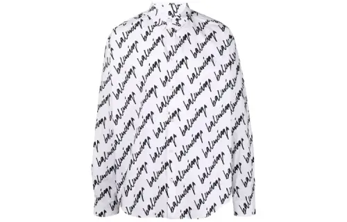 Balenciaga Shirt Regular Fit Men's White