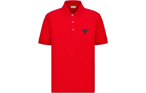 DIOR And Shawn Oversized Polo Shirt