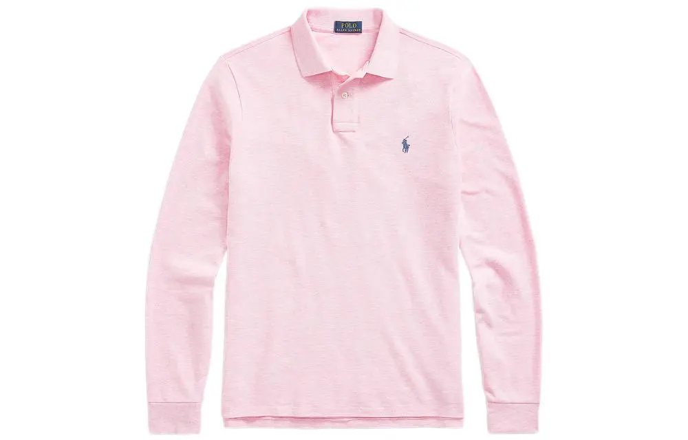 Polo Ralph Lauren SS22 Polo Shirt Custom Slim Fit Men's Pink