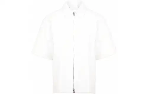 PRADA Shirts Men's White Lapel Moderate