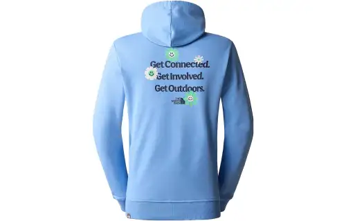 THE NORTH FACE Sweatshirts Men's Blue Hooded Moderate Regular