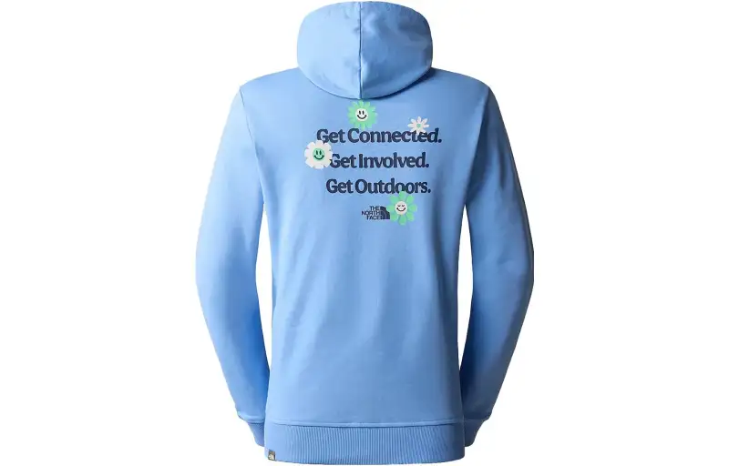 THE NORTH FACE Sweatshirts Men's Blue Hooded Moderate Regular