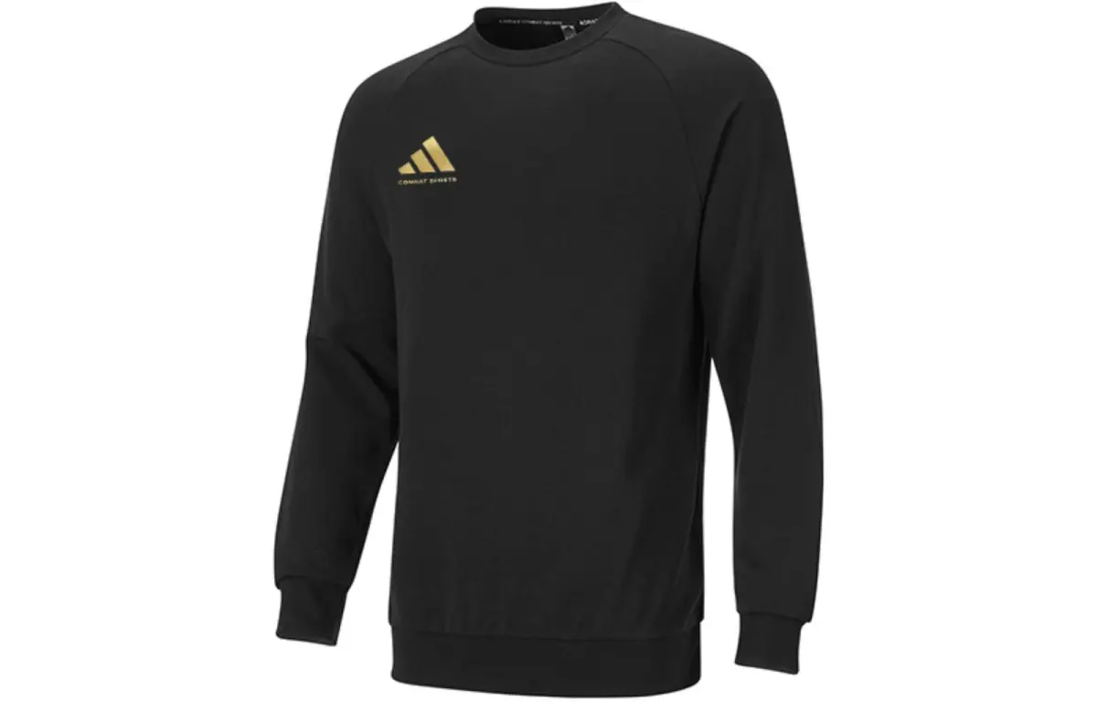 Adidas Sweatshirt Unisex Black Gold