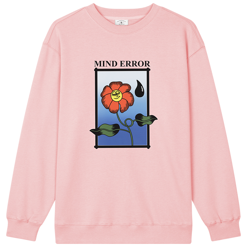 Свитшот MIND ERROR Sunflower 2 Crew (черный) — фото 4