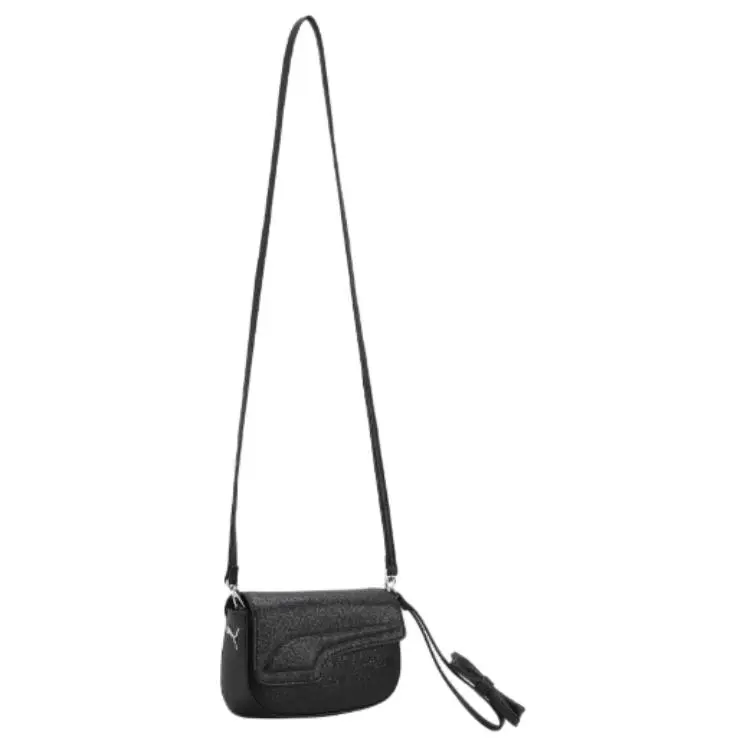 PUMA Hello Kitty Collaboration Fashion Trend Artificial Leather Shoulder Bag Mini Women's Black