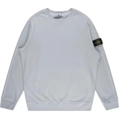 STONE ISLAND Logo Patch Crewneck Sweatshirt