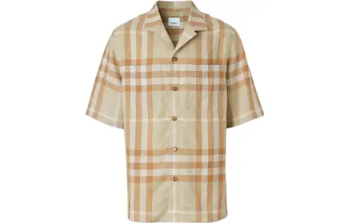 Burberry SS22 Shirt Men's Soft Tawny