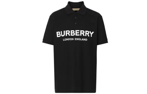 Burberry Polo Shirt Men's Black